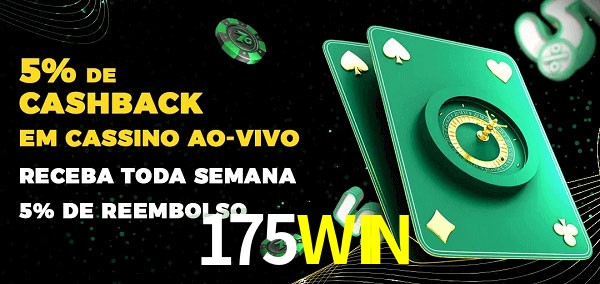 Promoções do cassino ao Vivo 175WIN
